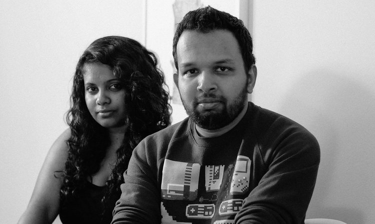 Hari & Deepti, authors and illustrators of "The Seekers"