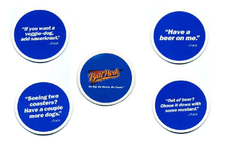BALL PARK FRANKS - COASTERS