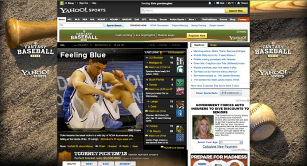 YAHOO! TOURNEY WALLPAPER & BANNERS