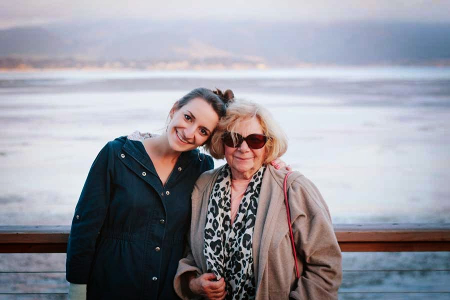 Photo taken with my grandmother last year in Carmel. She's an adventure on two feet, and I'm looking forward to getting roped into her schemes more often. Oh, and eating her good cooking.