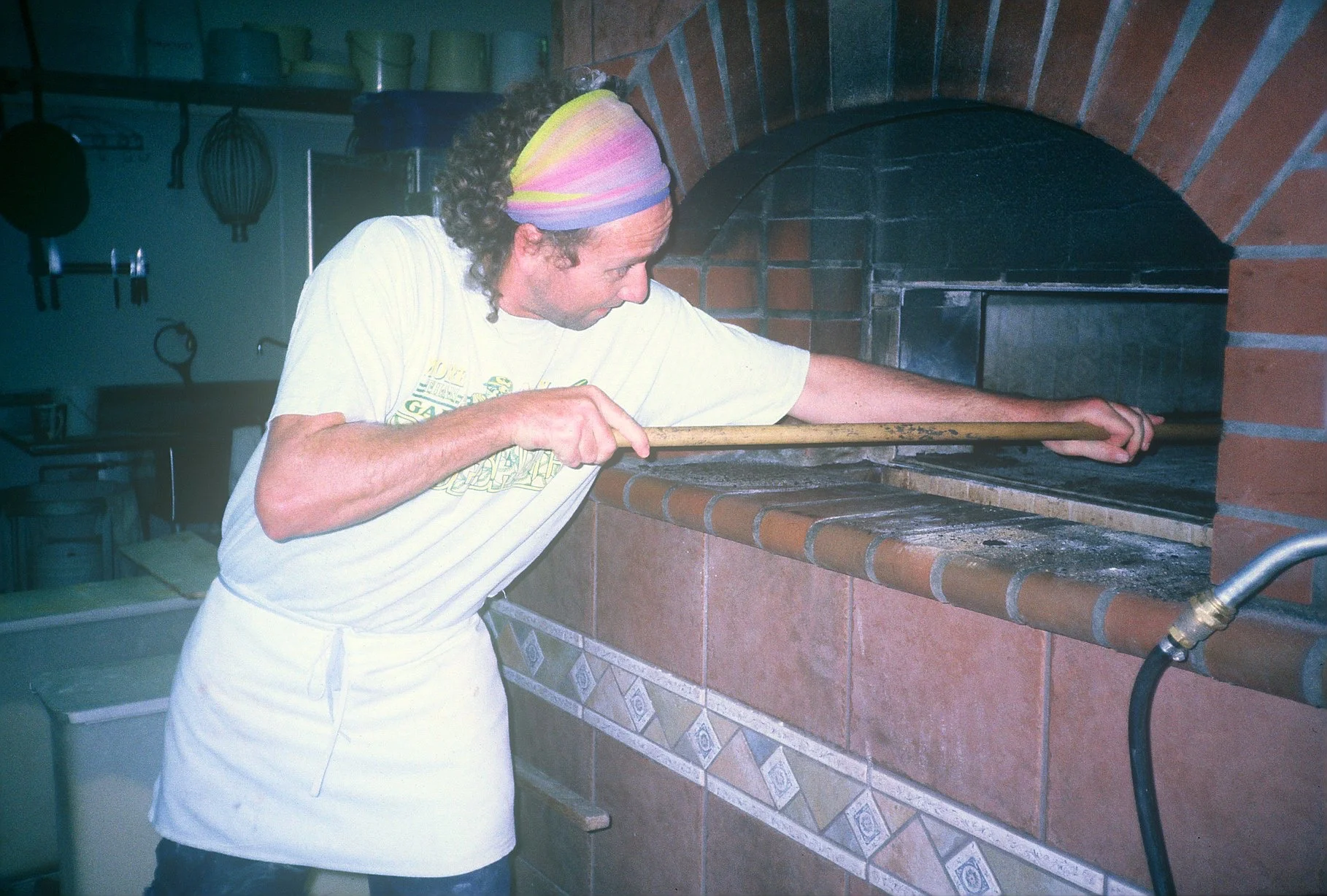 James baking at Tim Decker's Bakery - Bennett Valley Breads