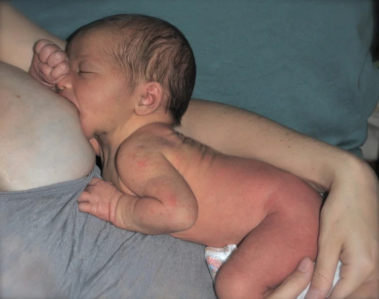 Less than twenty-four hours old, Iris.