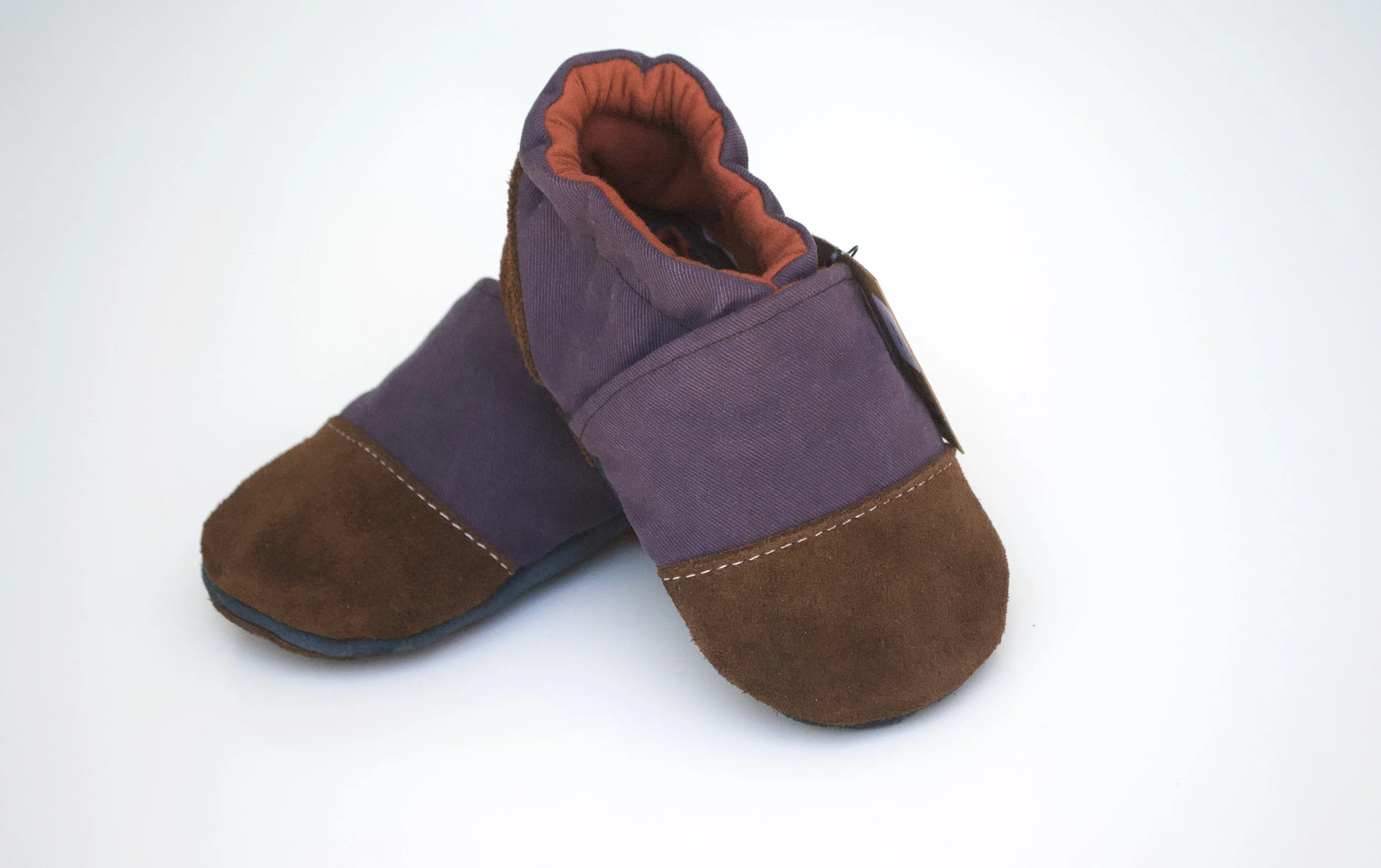soft sole baby shoes leather shoes minimalist purple