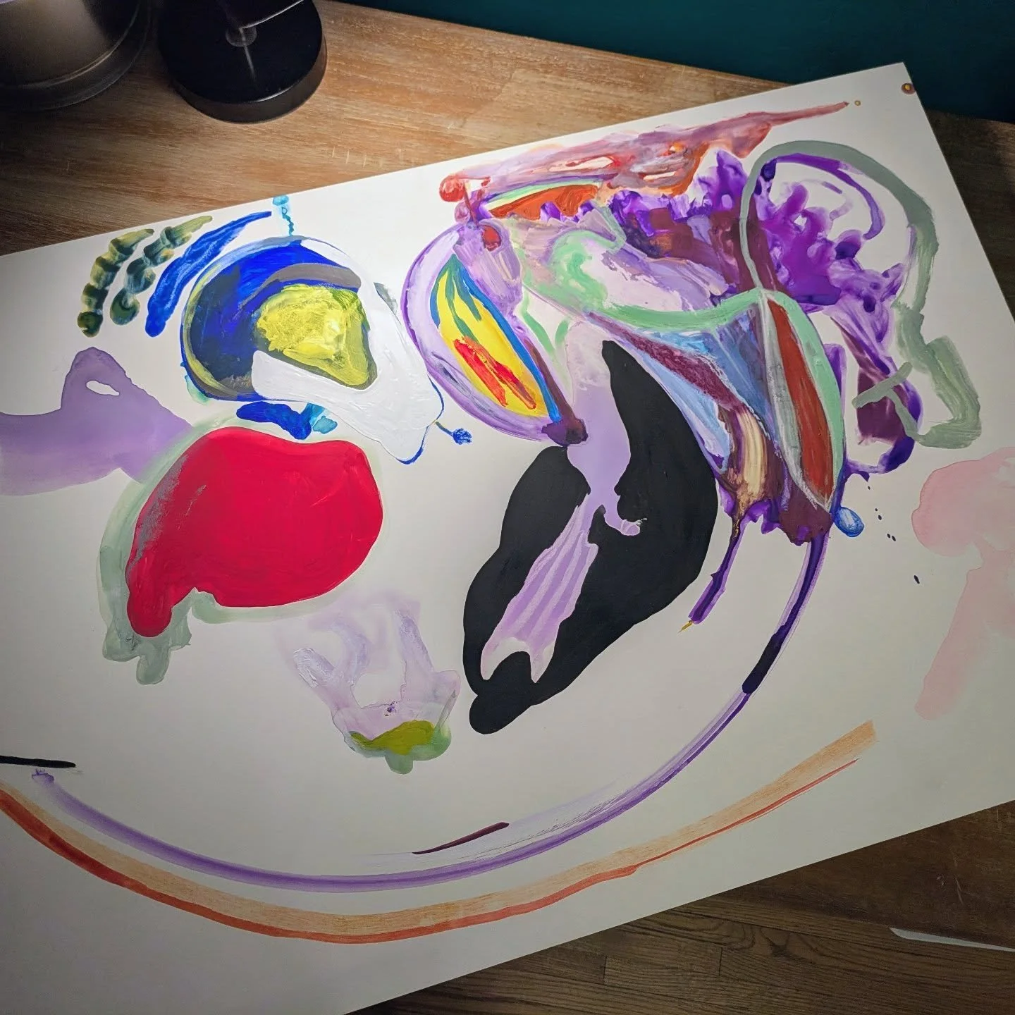 I finished this painting. It's wonderful. It's hard, having a womb and wishing you could just love cells and embryos and fetuses into life. It's hard, being alive and wishing you could just love your family and friends into health. 

"I had a lo