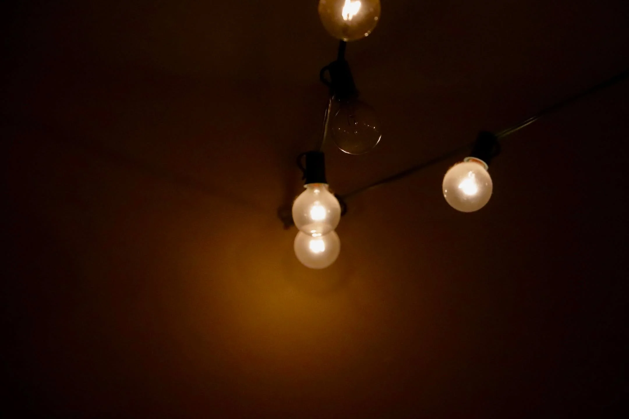 The moon's always always full, whether or not we can see his mealy face smiling down on us.