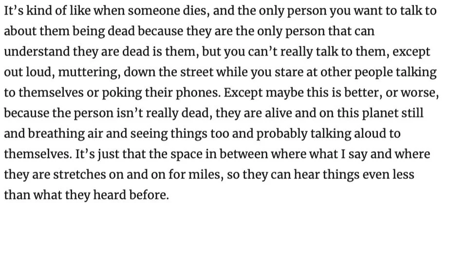 2016, a powerful year. Every year is. I opened a brick-and-mortar shop, my grandma had a stroke (the same grandma who went on to haunt me and inspire my memoir after her death in 2020), I was myself haunted by a dear friend who has become a beloved, 