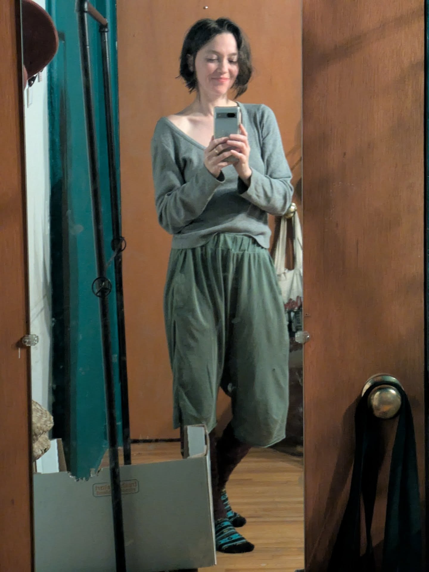 Cut off hair, fingers crossed this works how it usually does and I get a great audition. 😂