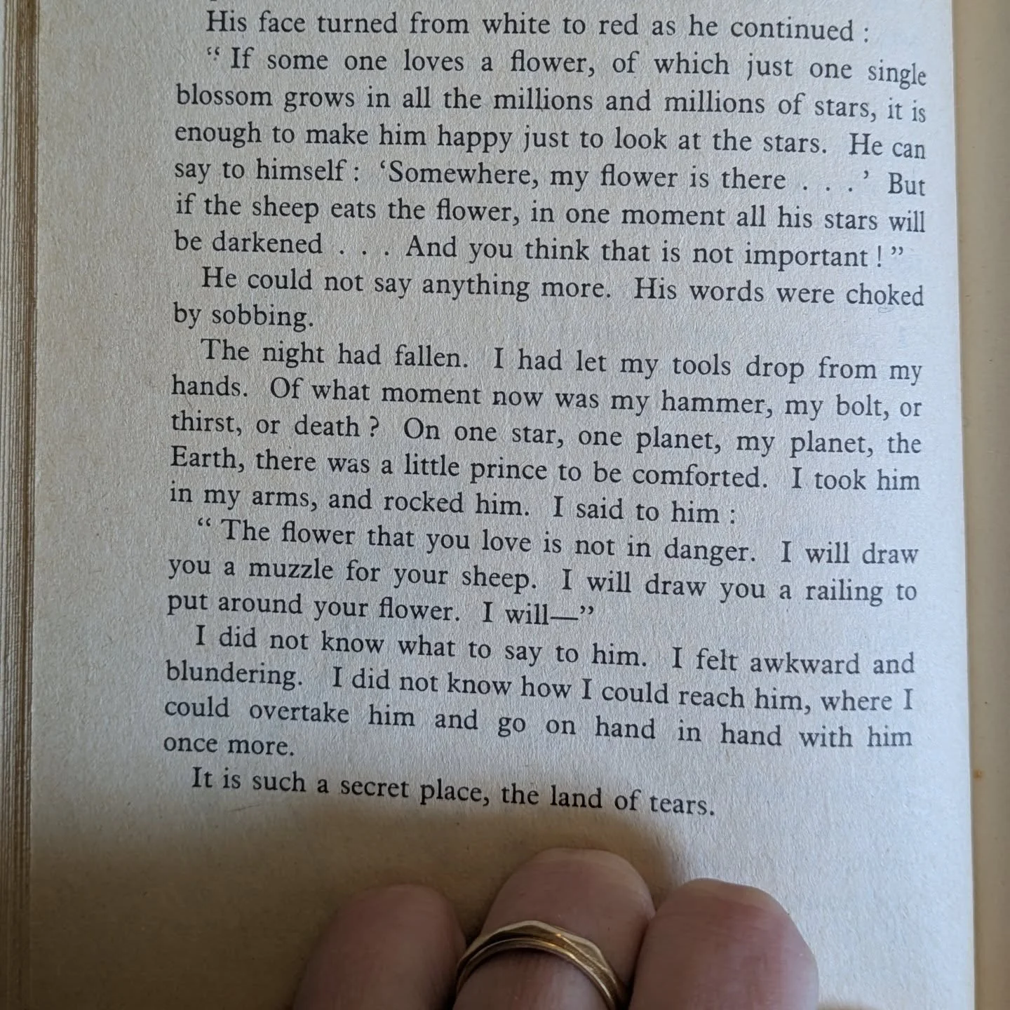 From "The Little Prince."