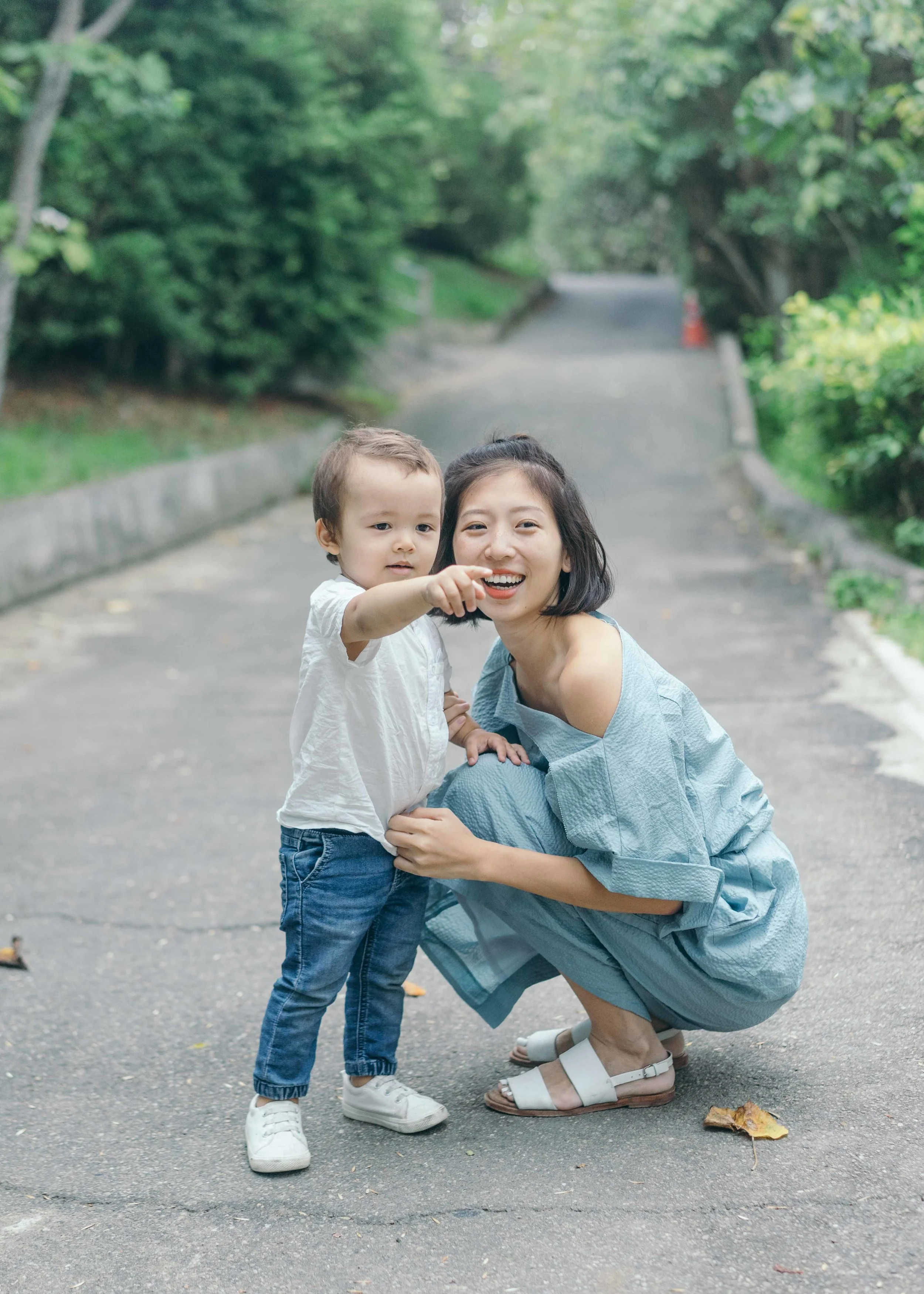 媽媽衣服: if&n 小孩上衣/褲子: suitangtang / H&M