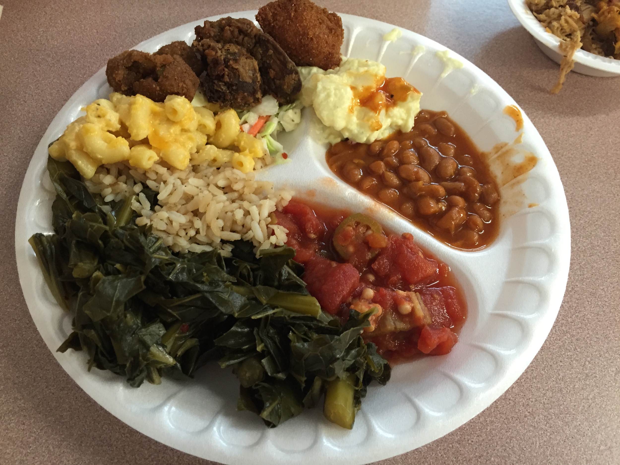 Little Pigs Barbecue: just the sides.