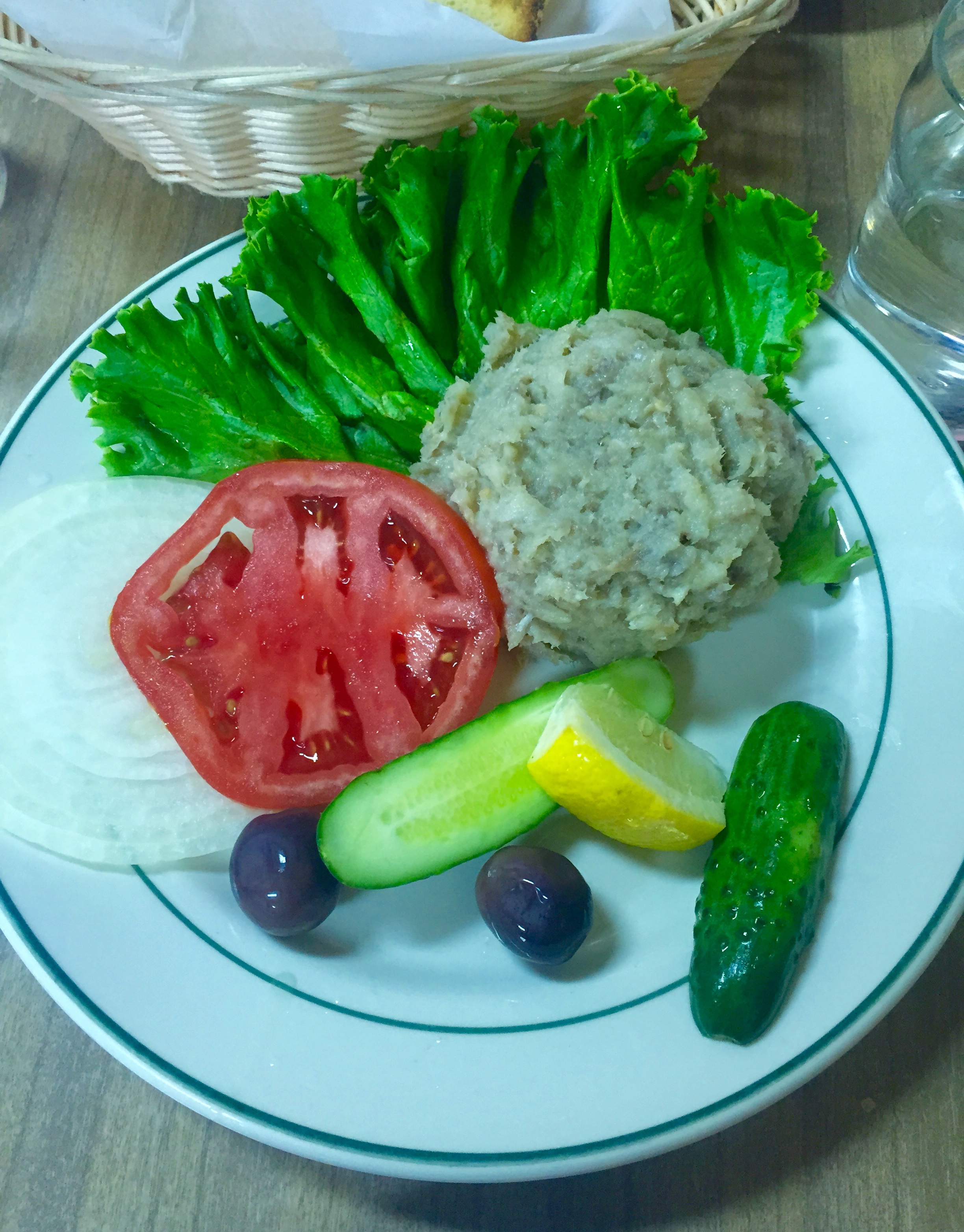 The chopped herring. Better than ice cream.