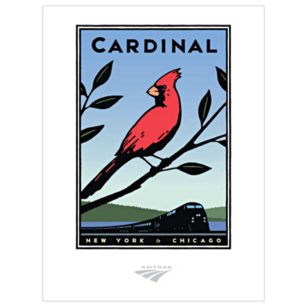 I took the classic Cardinal Line, 28 hours from New York to Chicago.