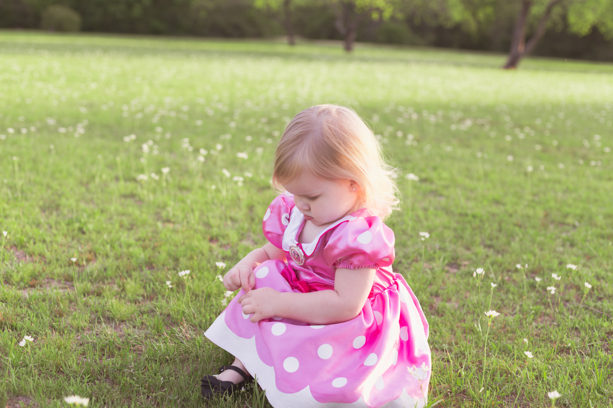 So sweet! She liked the flowers