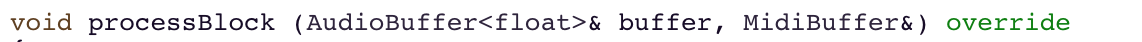 Allocating memory for our buffer in samples.