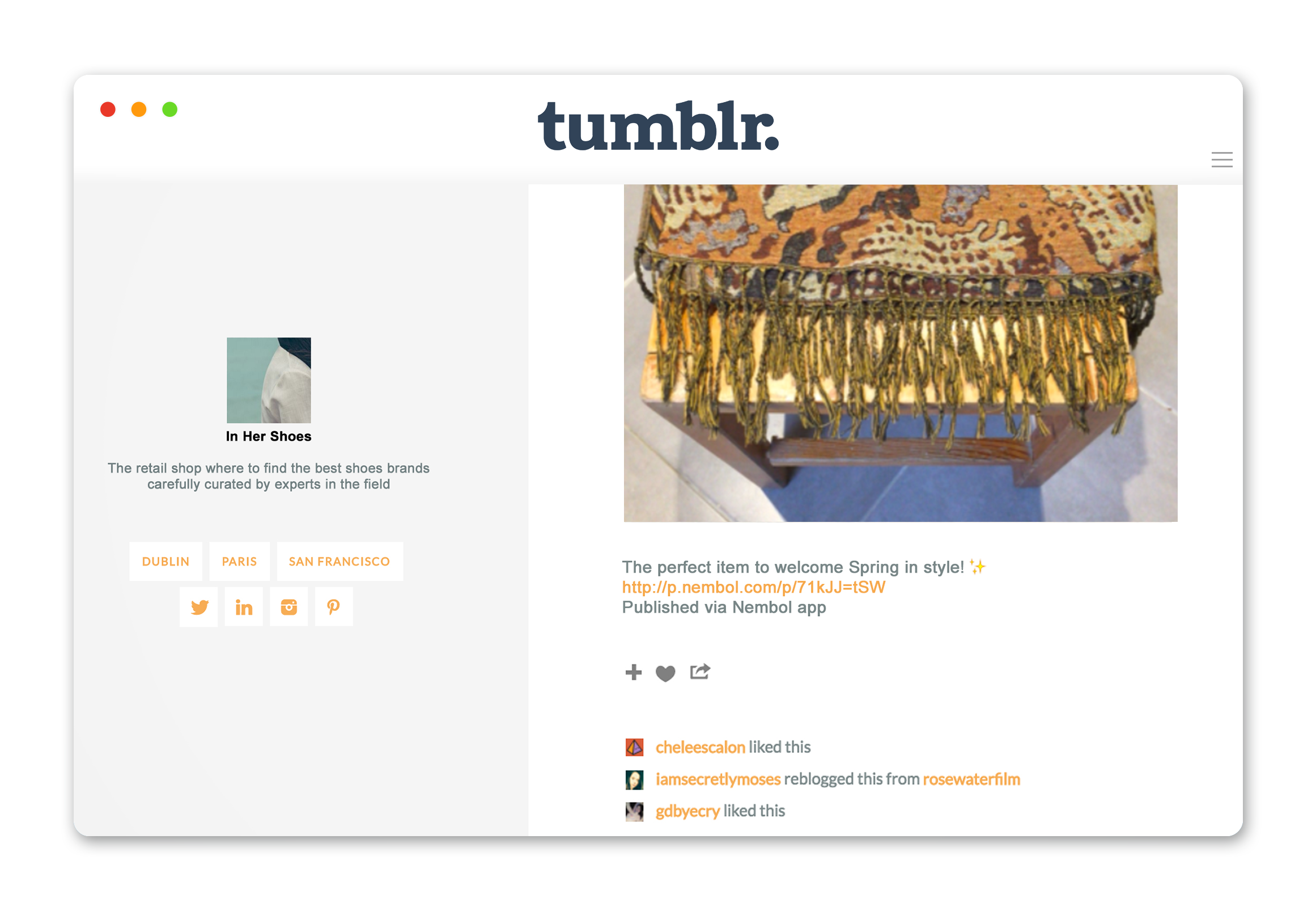 The Social Blogging Platform