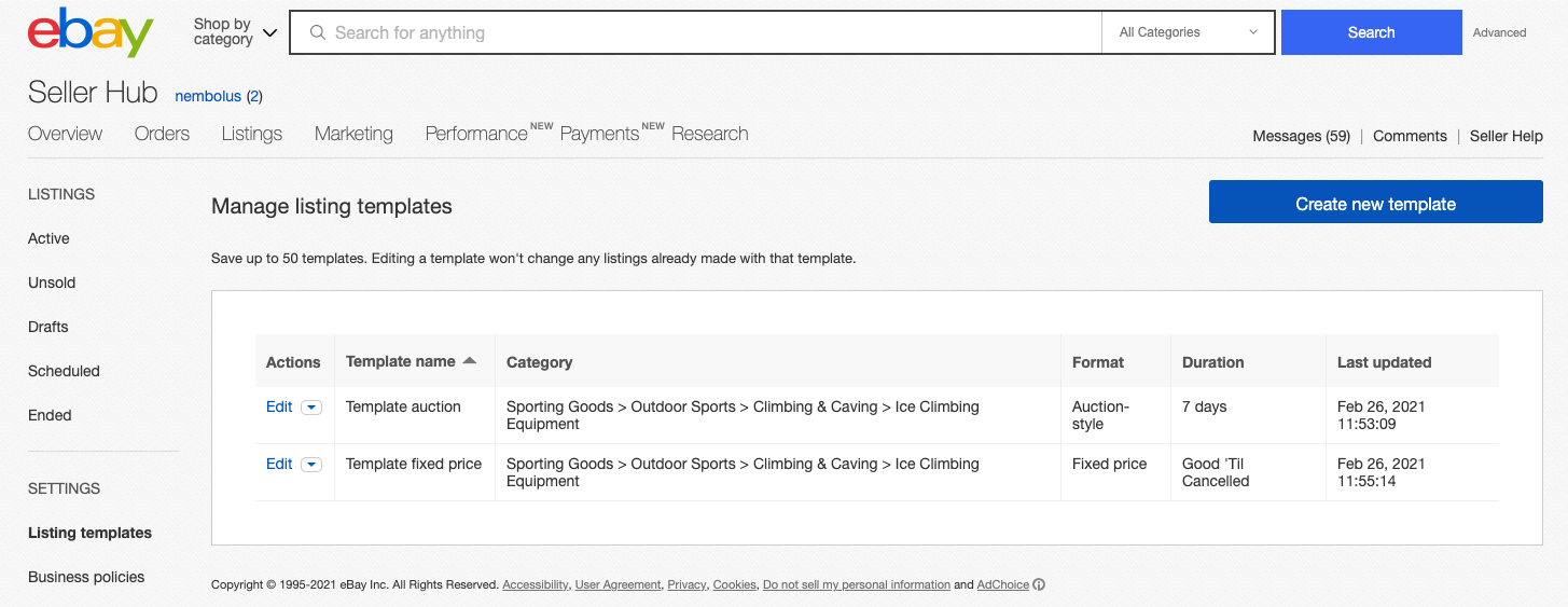 Ebay Selling Templates Vs Html Description Templates Nembol