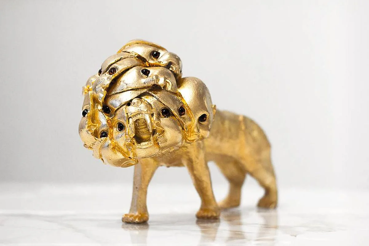 Sculptural Object 'White Tiger Toy', 2014