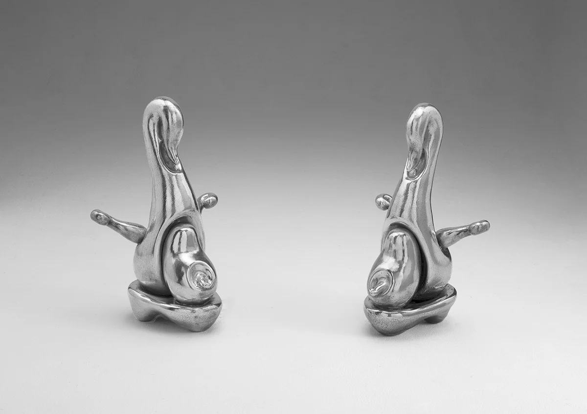 Mattia Bonetti Firedogs 'Homage to Henry Moore'