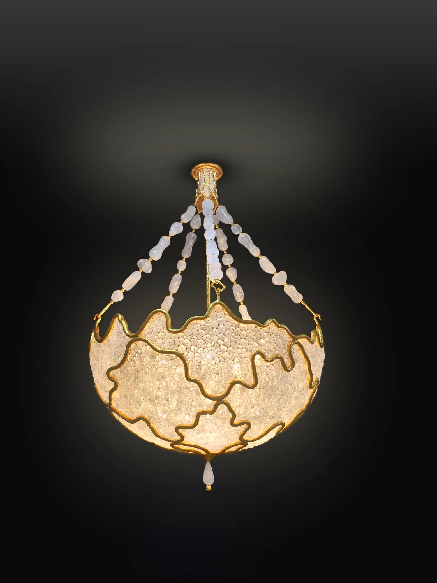 MB Chandelier 'Rock Crystal' — DAVID GILL GALLERY