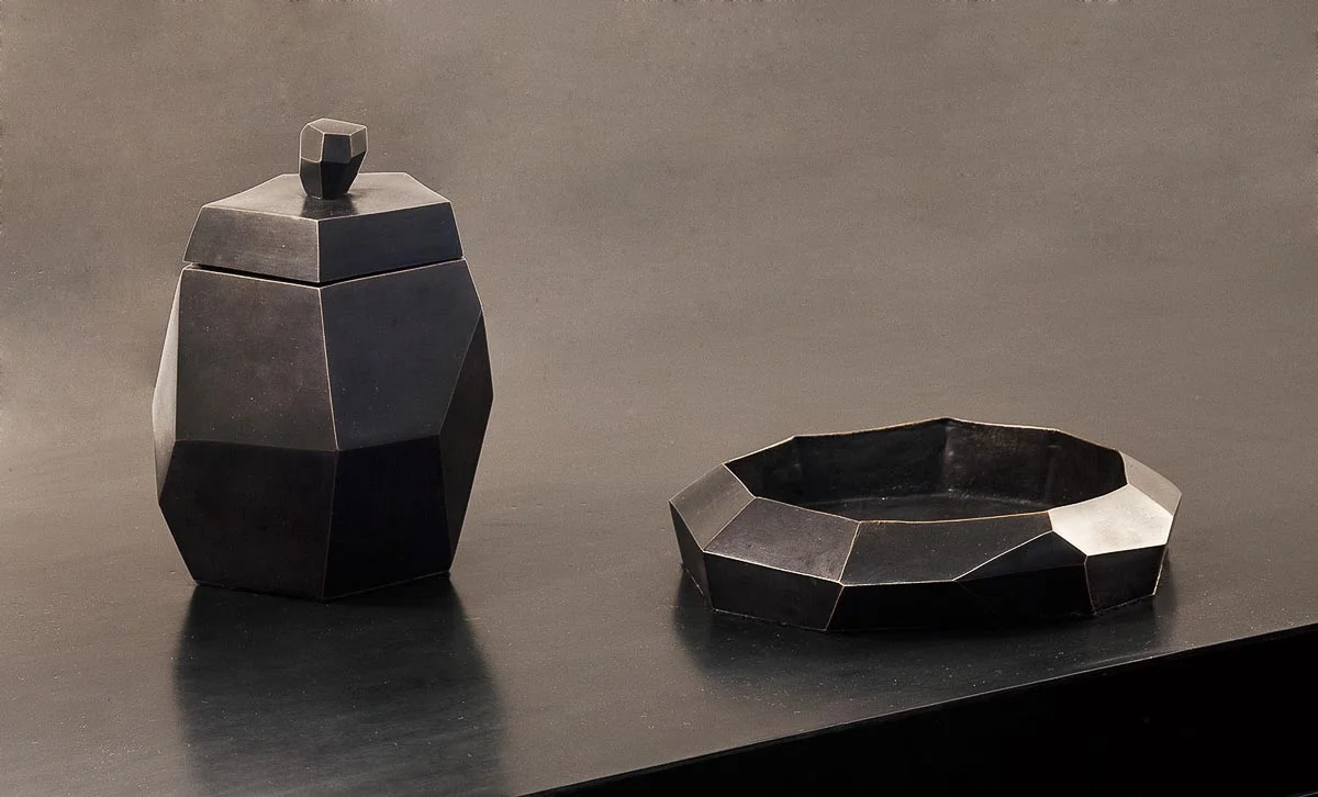 Dish & Box 'Petra' Gold, 1999