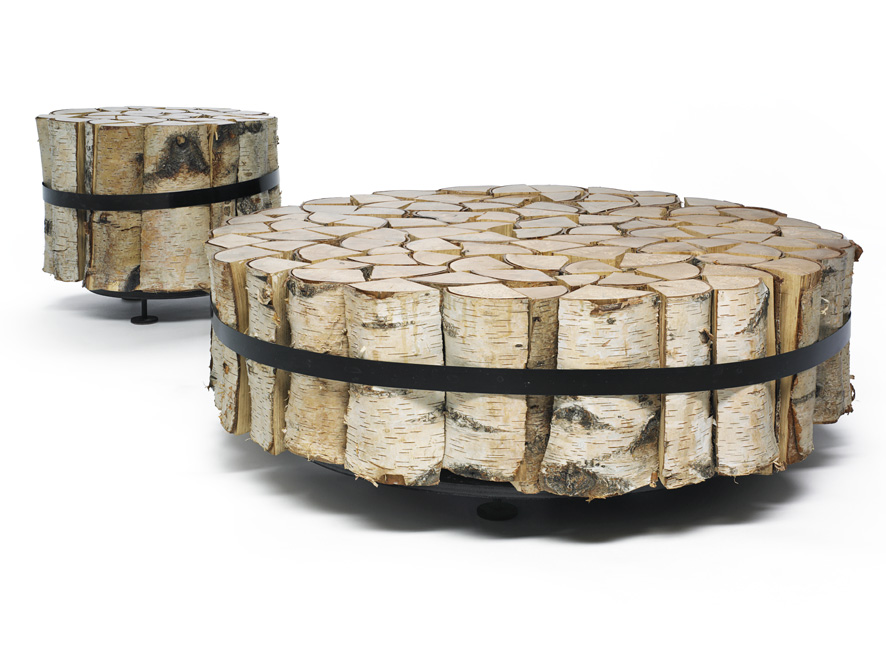 Fredrikson Stallard, Coffee Tables '#1' &amp; '#2' Log