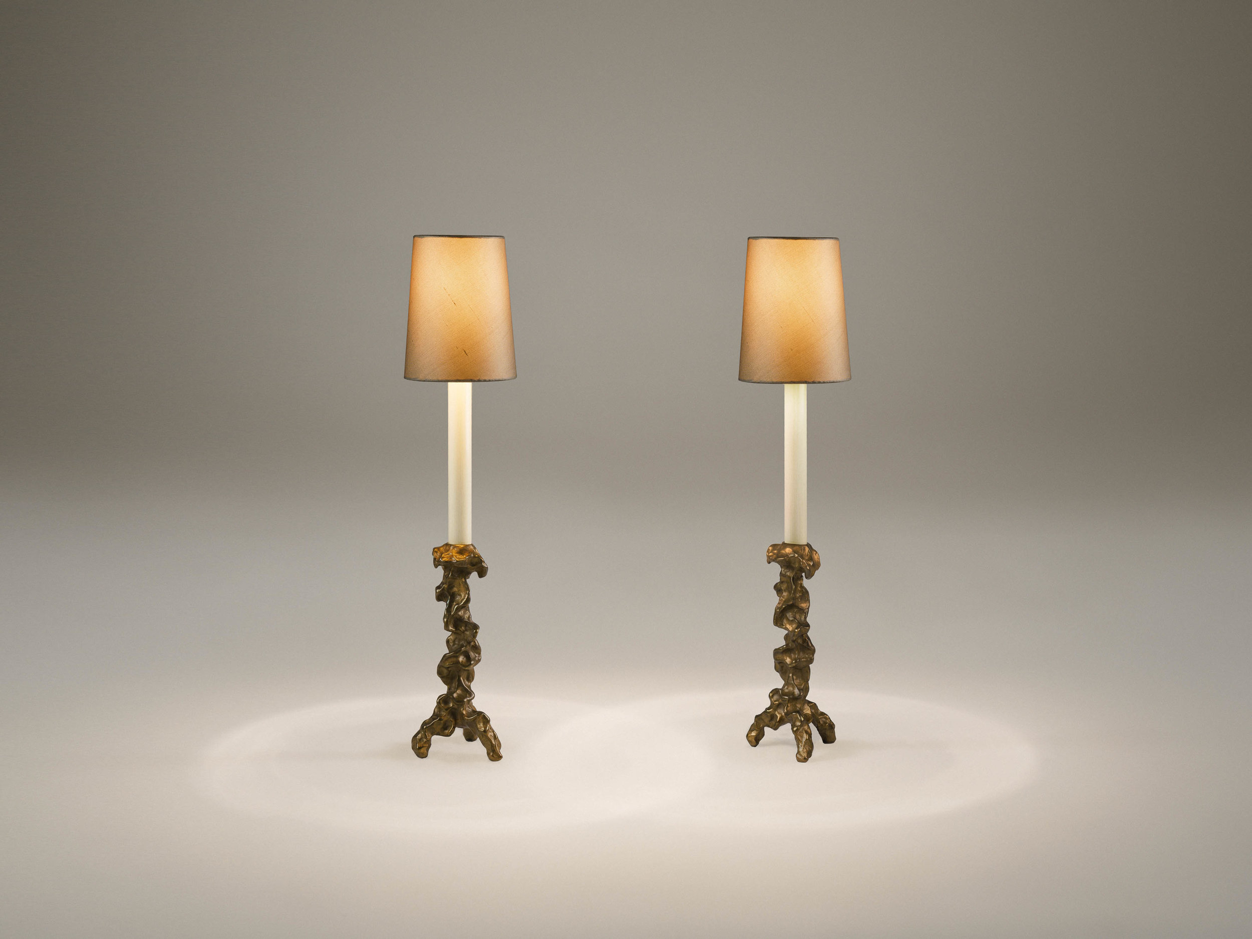 Mattia Bonetti, Table Lamp 'Grotto' (Single Stem)
