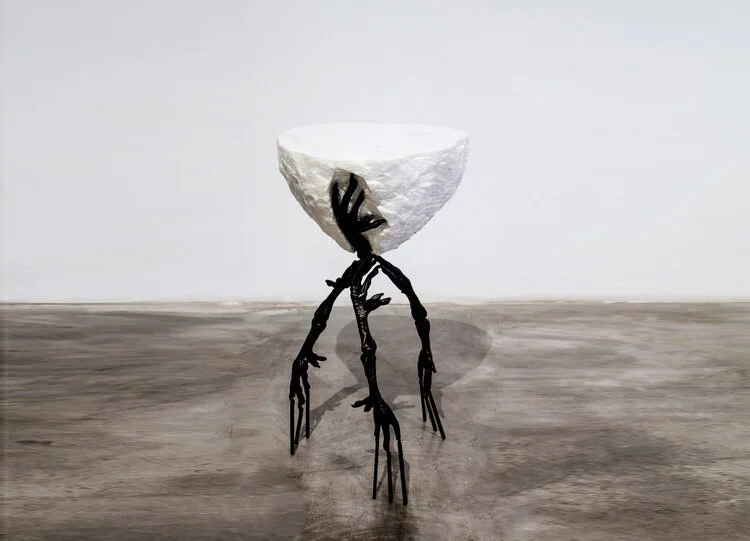 Side Table 'Edward Scissorhands' White, 2014