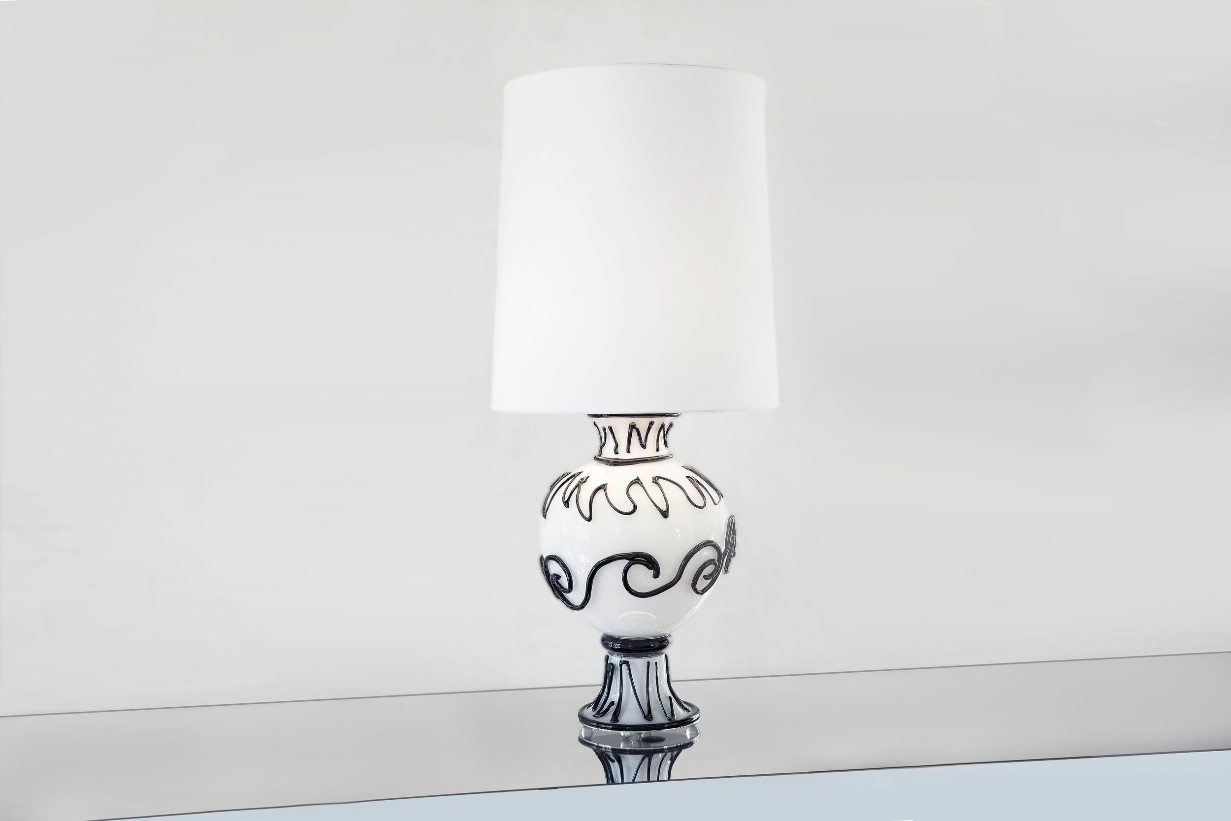 Mattia Bonetti, Table Lamp 'Greek' (Black)