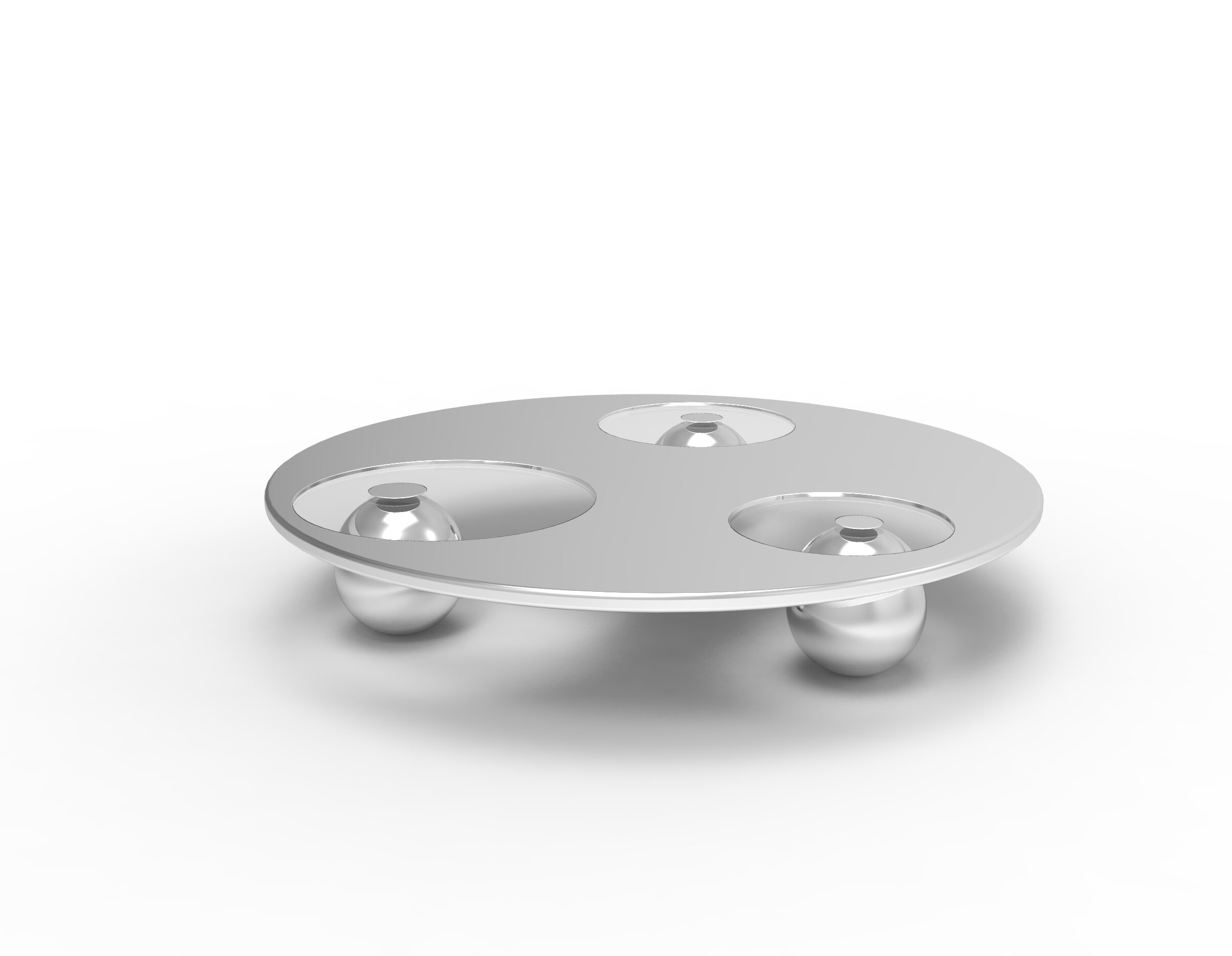 Coffee Table' 'Spheres Stainless Steel', 2017