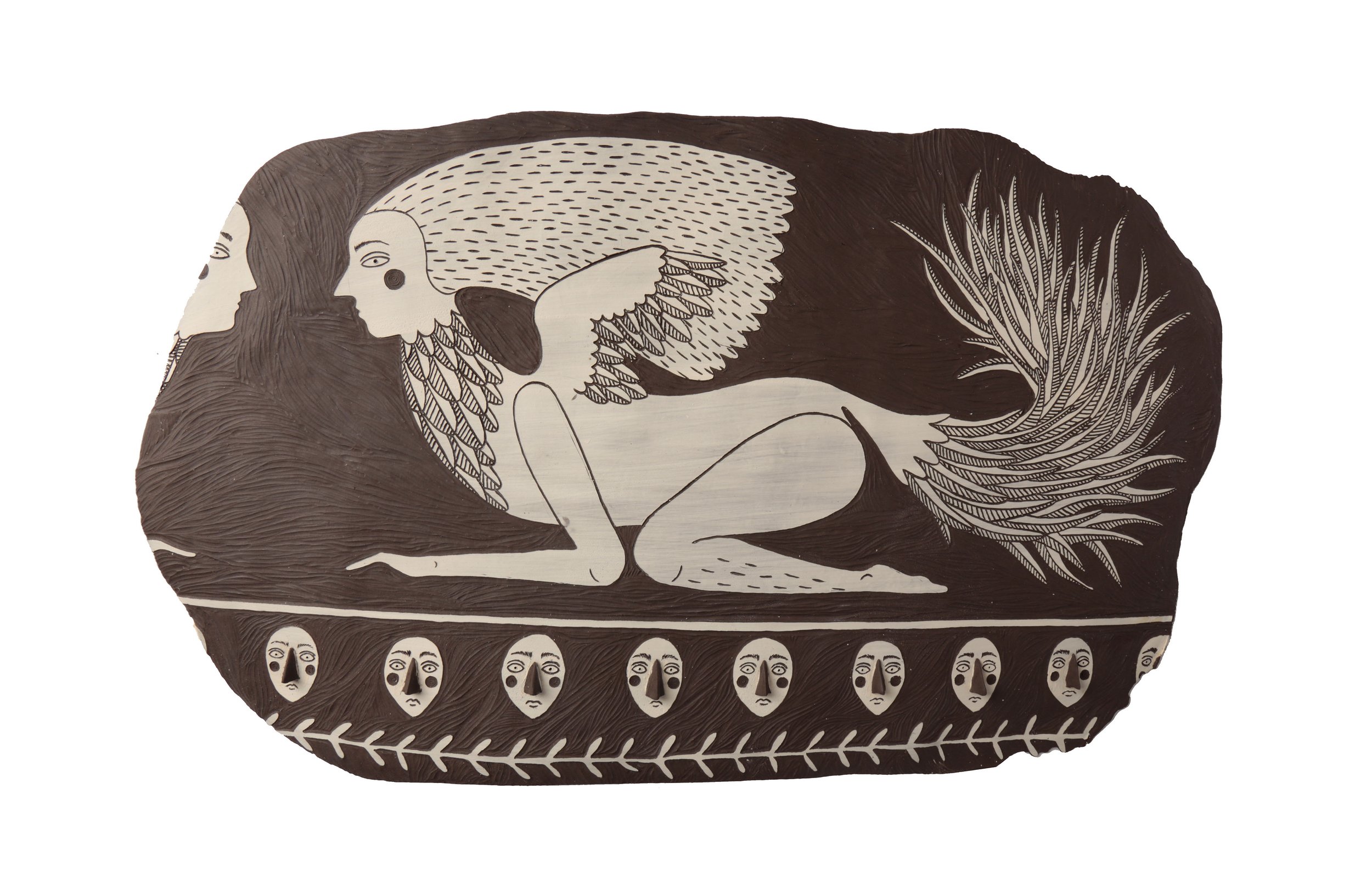 Lena Peters, 'Fragment of Wall Mural Showing Goddess as Owl’