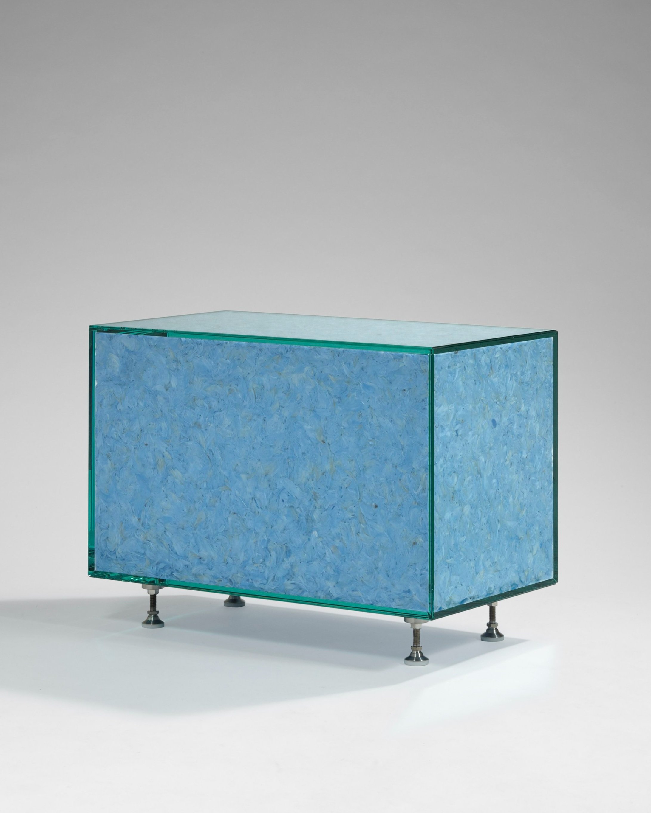 Fredrikson Stallard, Side Table 'Unit #3 Feather Blue'