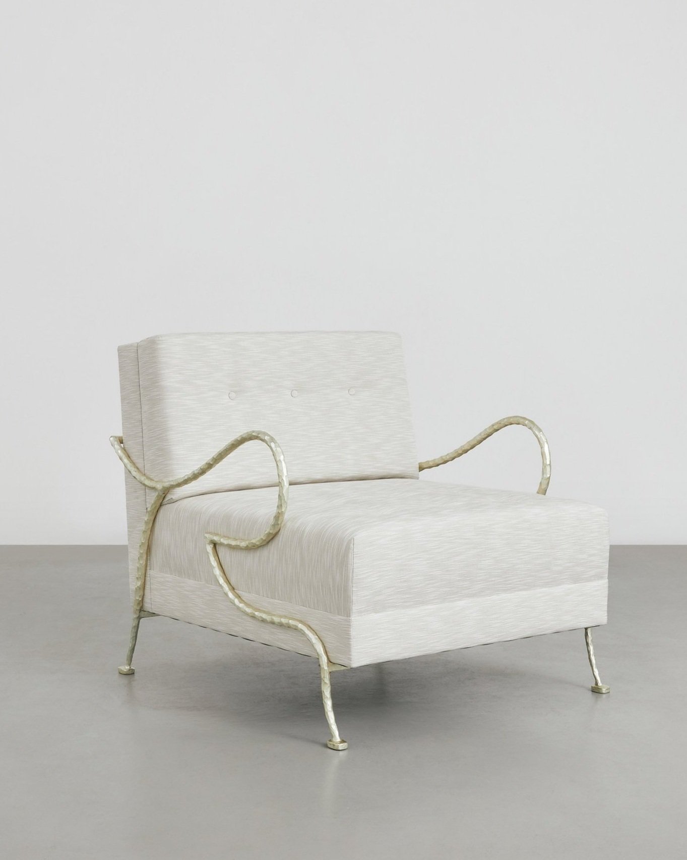 Garouste & Bonetti, Chaise & Ottoman 'Brisee'