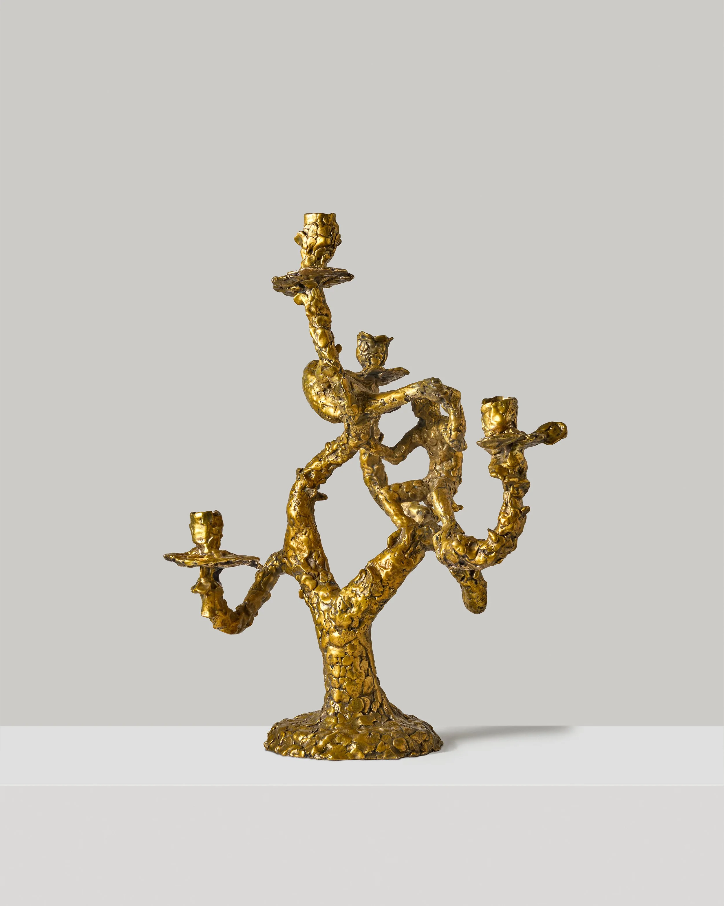 CANDELABRA 'WHALE AND MONKEY'