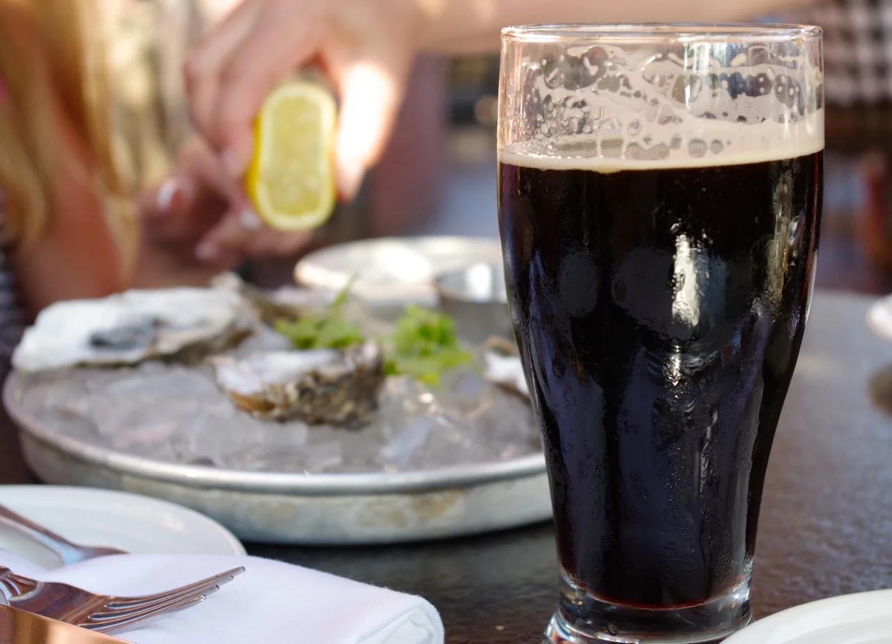 How to eat your oysters and drink beer at the same time.