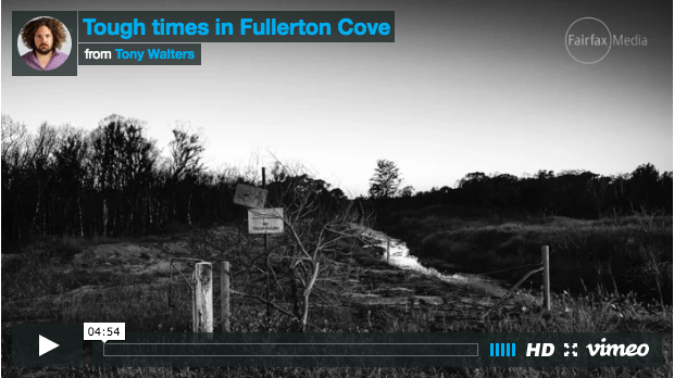 Tough times in Fullerton Cove
