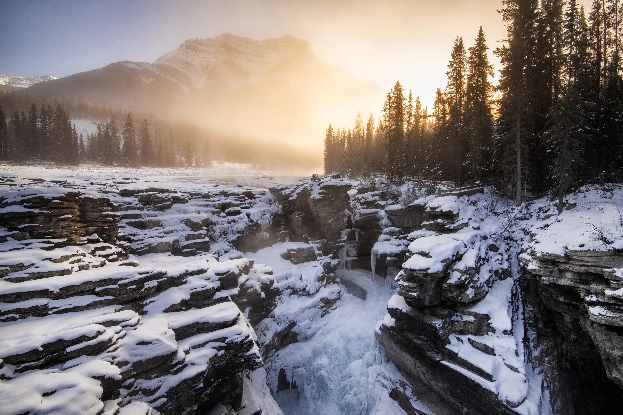 Frozen Athabasca (Print)