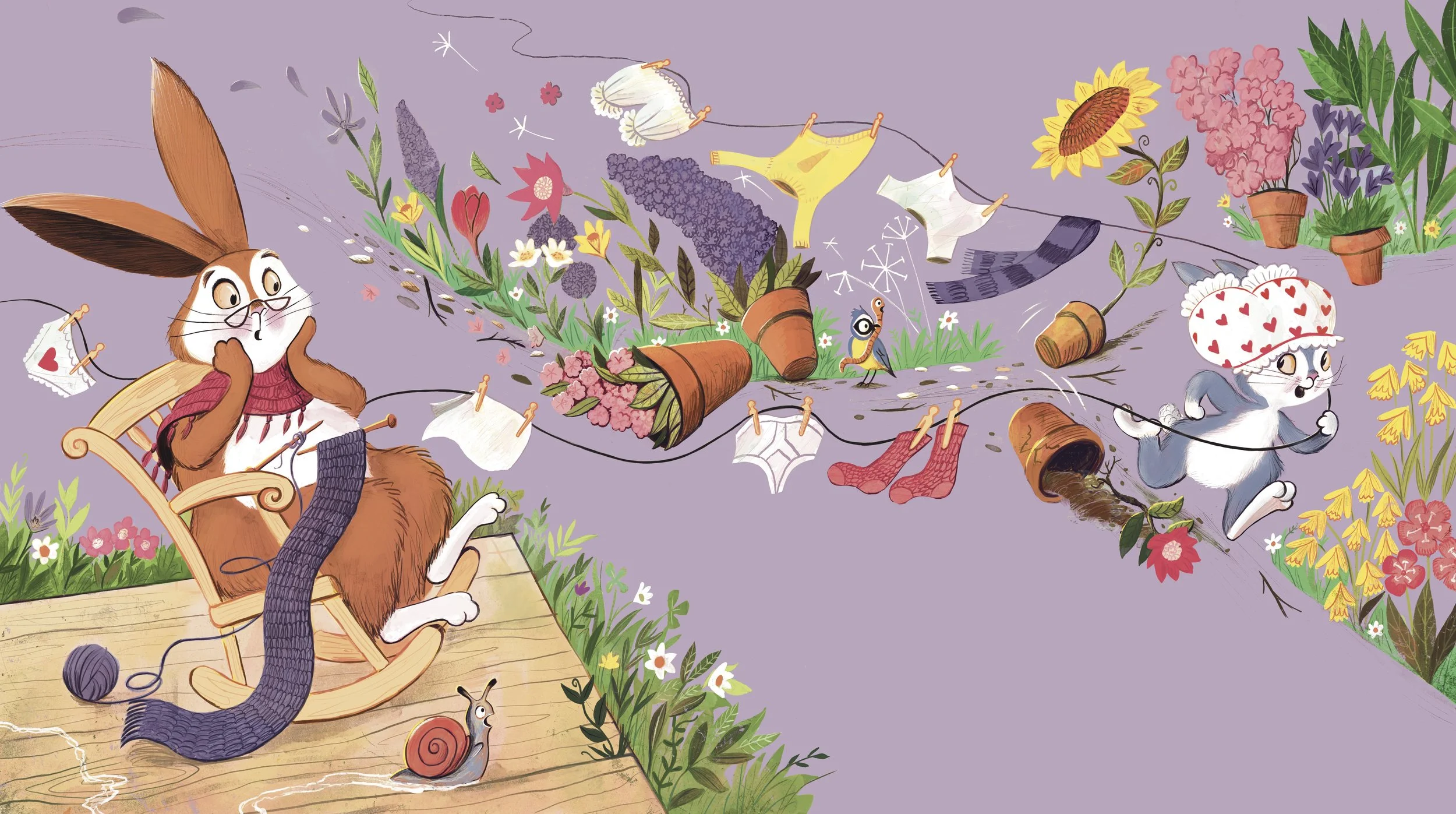 BAD BUNNY - spread illustration