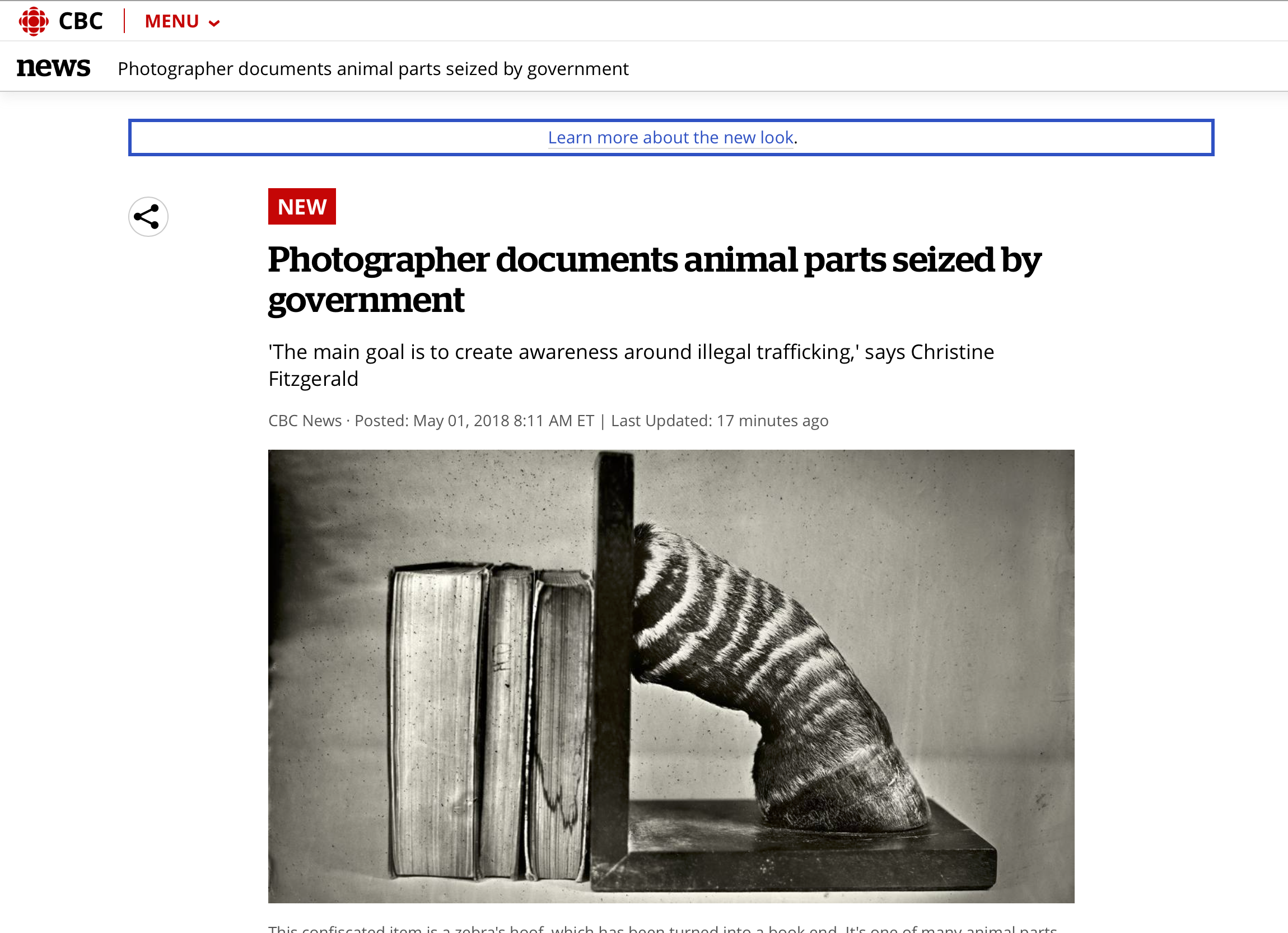 CBC Website. May 2018.