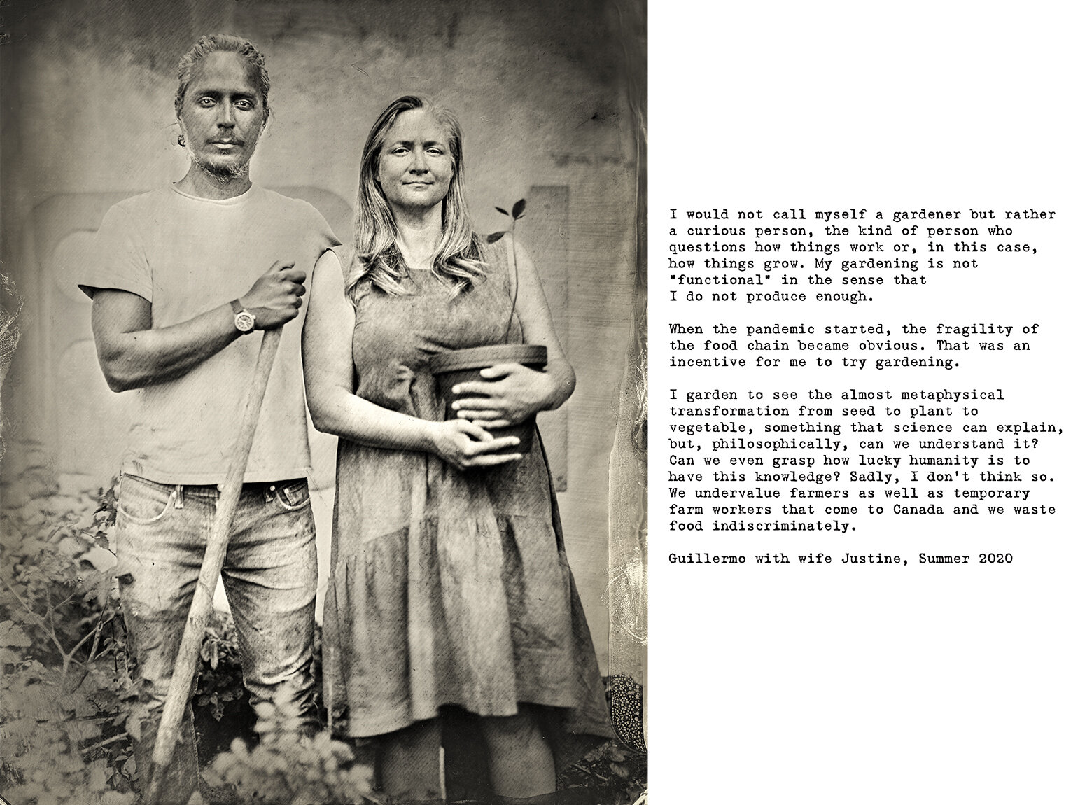 05_Guillermo with wife Justine_2020_Pigment Print on Rag from Wet Collodion Photographic Plate_24 in. x18 in._$1000.jpg