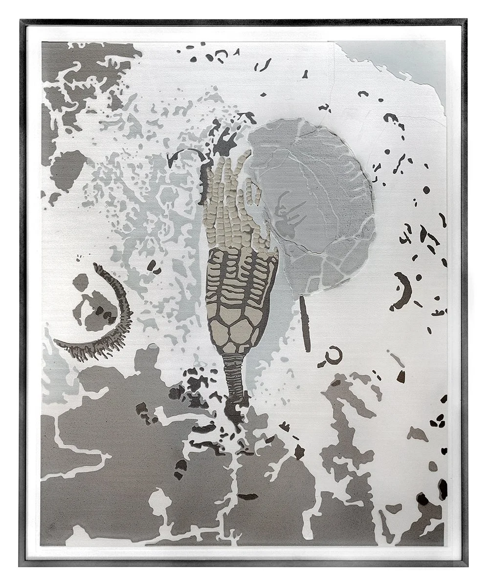  Deep Time, 2 × 2.5 feet. 