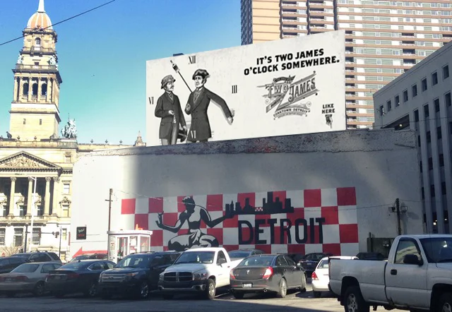 "Two James O'Clock" OOH