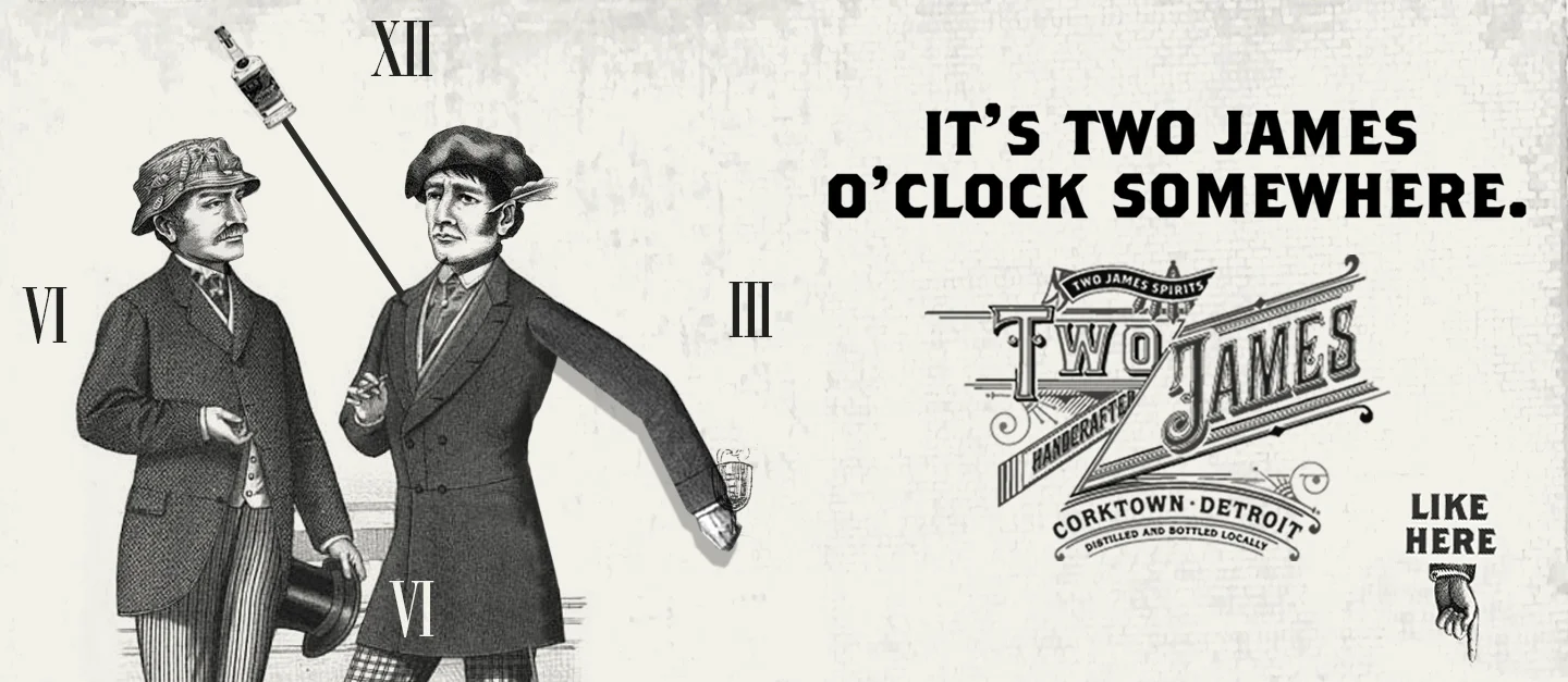 "Two James O'Clock" OOH