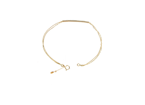 MORGAN Collection Pipe chain Braclet Eur 240 18 kt gold