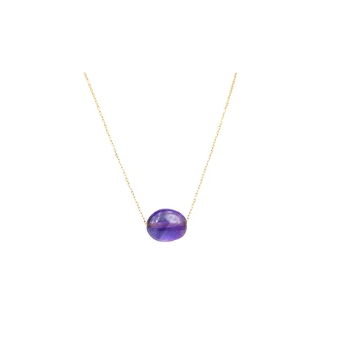 GOOD LUCK Collection Good Luck necklace Amethyst stone Eur 165 18 karat gold