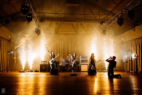 Copy of Indoor Fireworks for Music Video Shoot - Blaso Pyrotechnics, Melbourne, Australia
