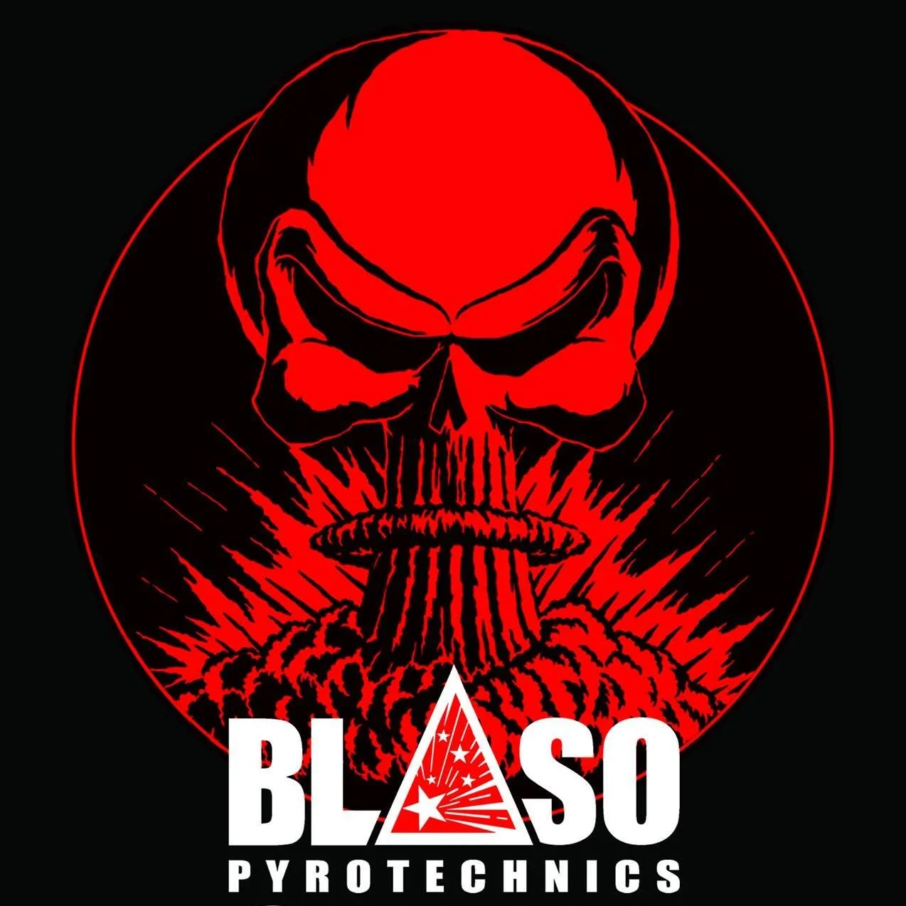 Blaso Pyrotechnics Logo Skull
