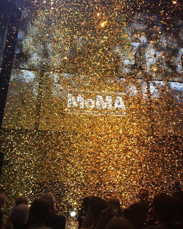 Huge confetti drop to officially open MoMa at NGV. Premier Daniel Andrews is somewhere  behind the glitter...🎉 If you want to make a bold statement at a gala dinner, a lasting impression at a high profile PR event or see your logos colours in a rain