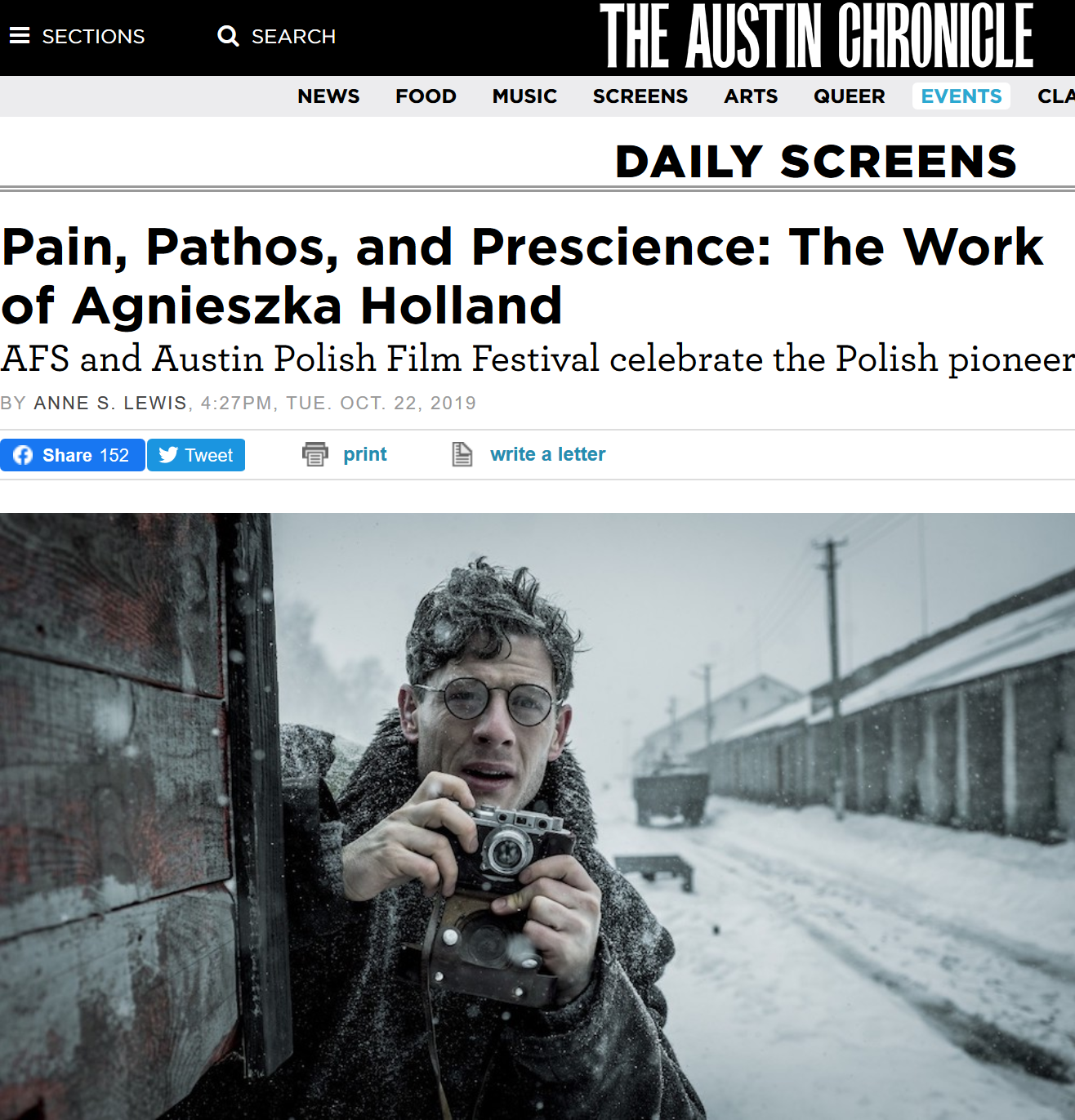 Pain, Pathos, and Prescience: The Work of Agnieszka Holland