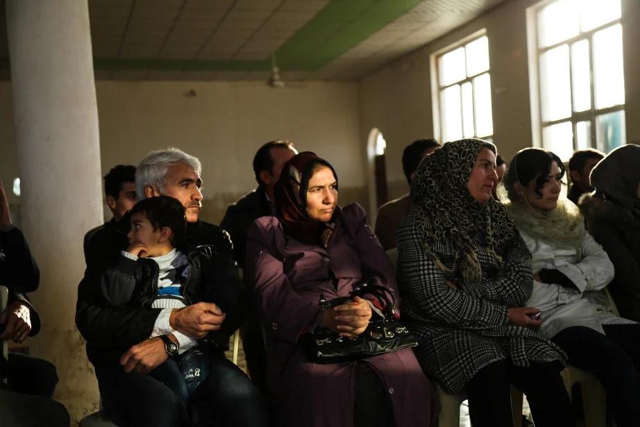 Community meeting, Daratu district, Iraqi Kurdistan / For the Iraq mission of the International Organization for Migration