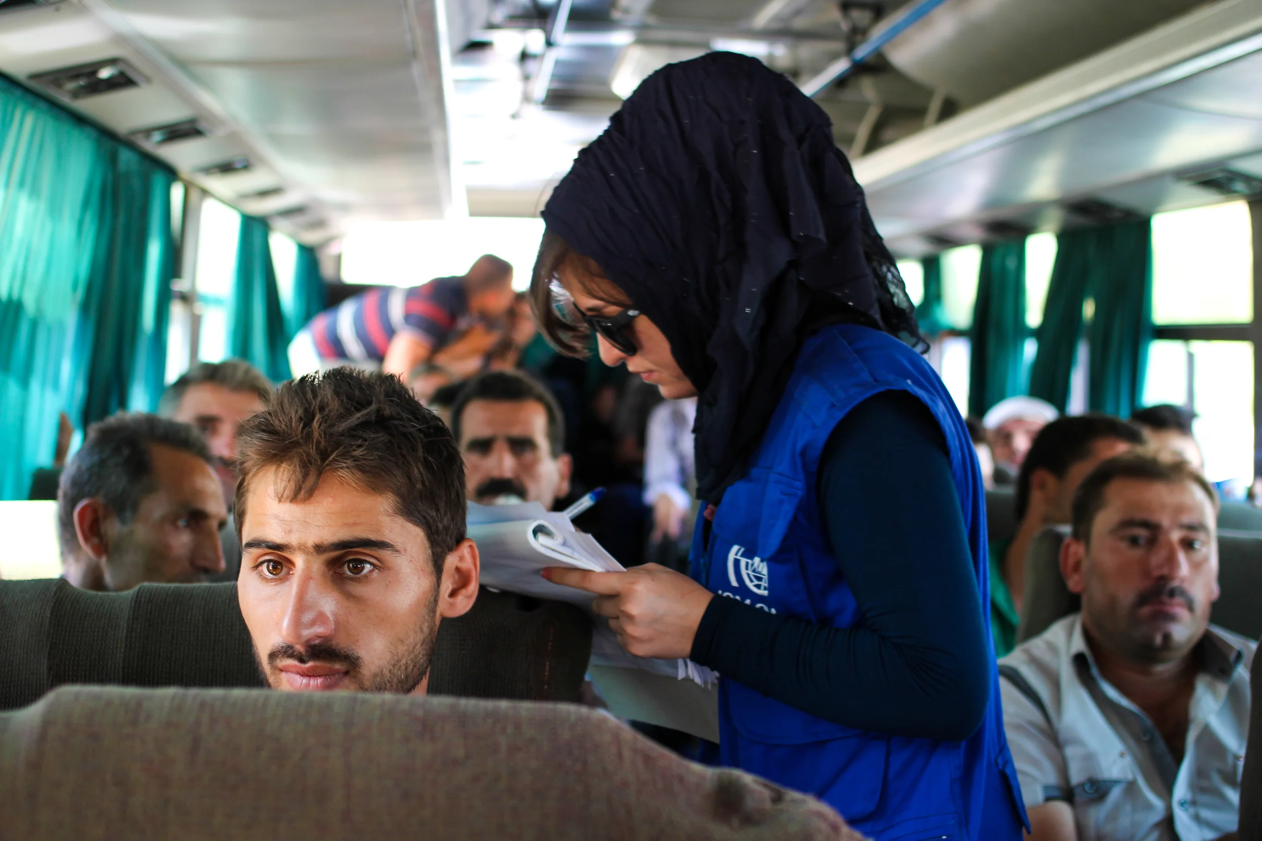 When the Peshkhabour border re-opened between Syria and Iraqi Kurdistan in August 2013, over 40,000 refugees streamed across in just ten days / For the Iraq mission of the International Organization for Migration